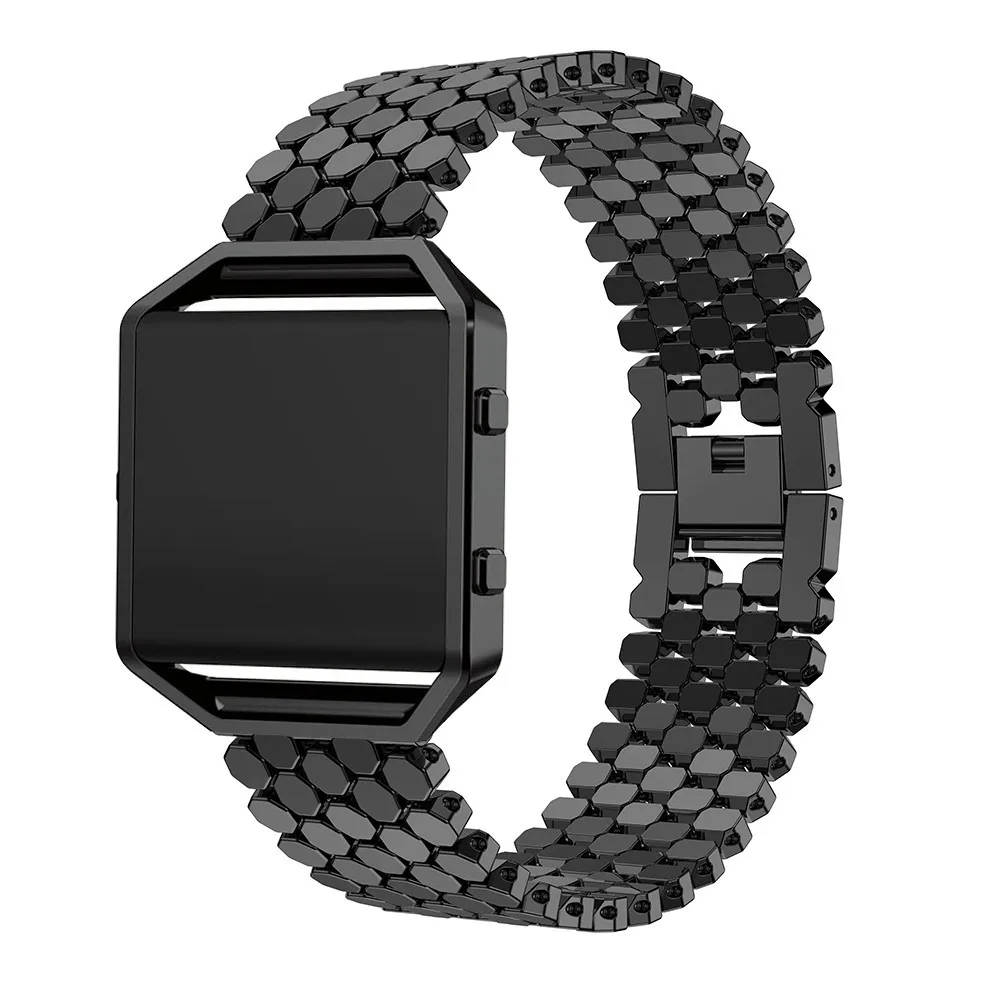 Повязка с кристаллом из нержавеющей стали для Fitbit Blaze Смарт сменный ремешок для часов Ремешок для Fitbit Blaze браслет аксессуары для часов