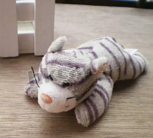 Striped cat Fridge Magnet Plush toys Baby doll Refrigerator Stick catton Stuffed animals CA035 | Дом и сад