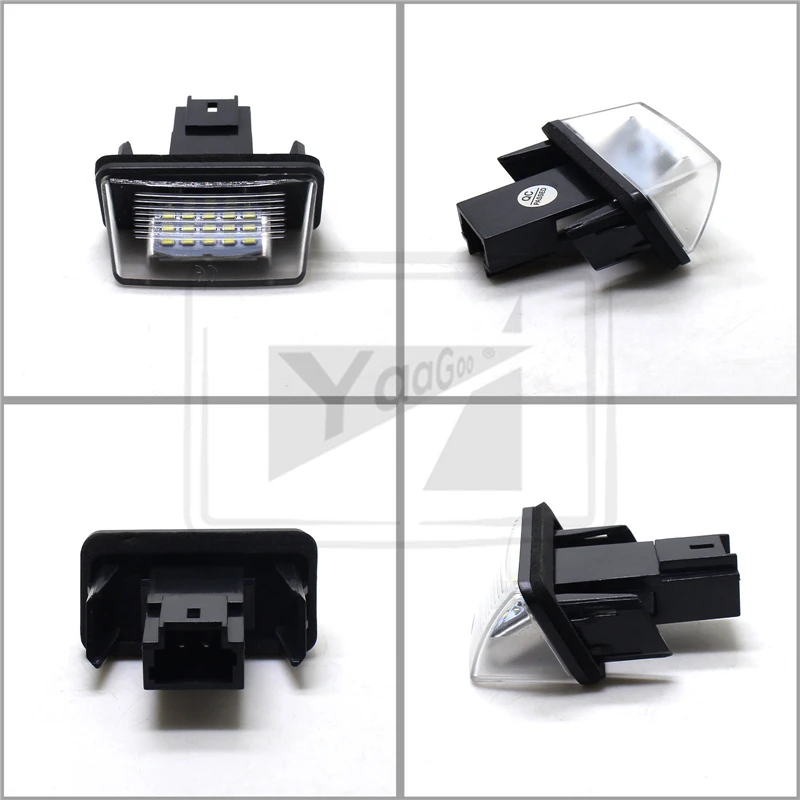 YaaGoo для peugeot свет номерного знака 206 207 307 308 для Citroen C3 C4 C5