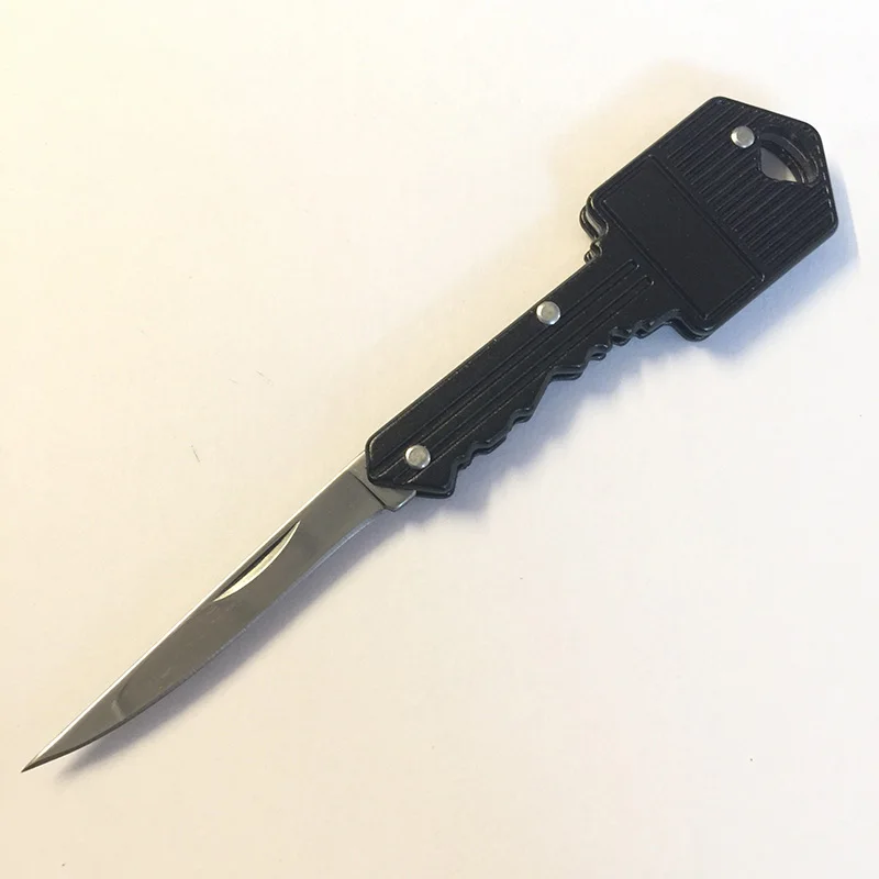 Карманный складной мини-нож для ключей BGT с цепочкой лезвием из нержавеющей стали