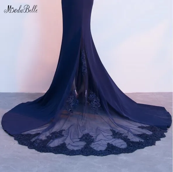 Modabelle военно морской флот голубое платье для подружки невесты Vestidos Para Damas De Honor Boda