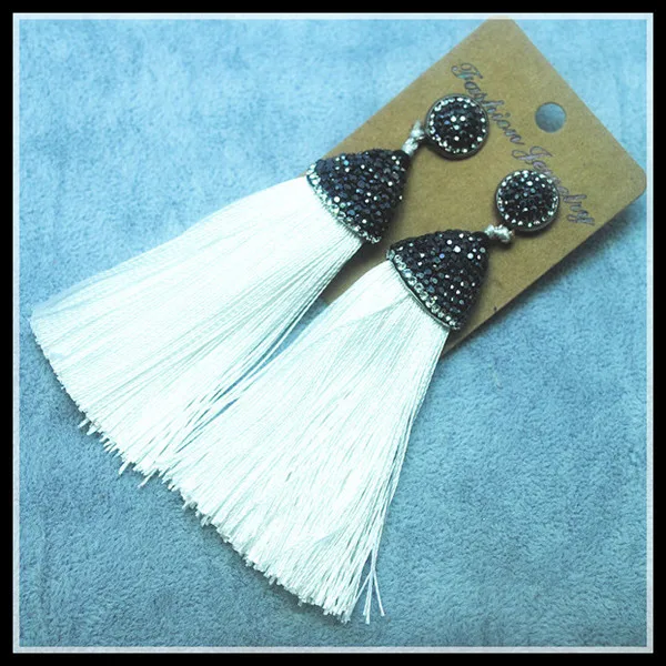 Женские серьги с кисточками ручной работы этнический стиль Национальная