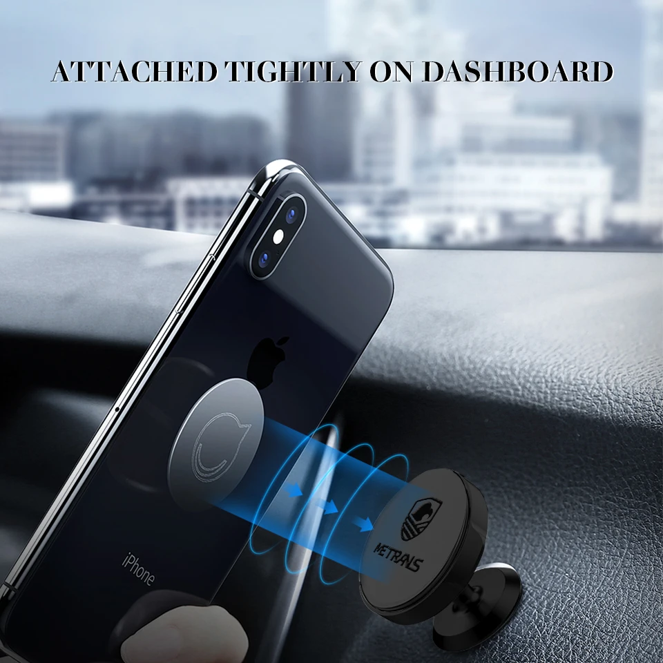 Магнитный автомобильный держатель для телефона Matrans iPhone 360 вращающийся магнитный