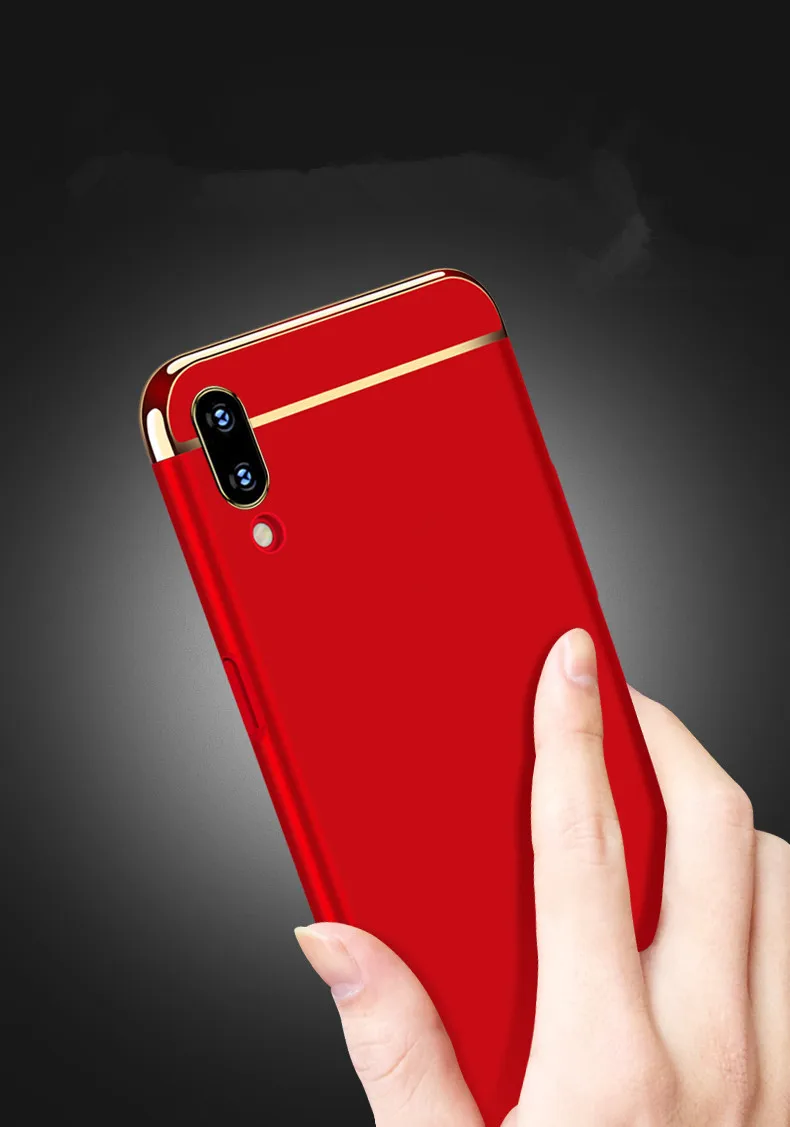 Чехол V11 Pro для Vivo Y11 Y12 чехол 3 в 1 с покрытием жесткая матовая задняя крышка VIVO Y17 Y3