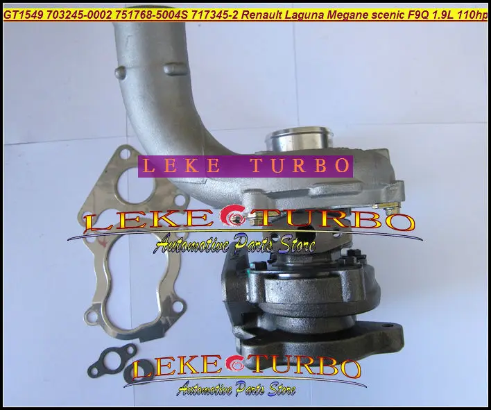 GT1549S 751768 5004S 717345 738123 0001 турбо для Renault Laguna Megane SCENIC TRAFIC S40 V40 F9Q F9Q740 1 9 T 1.9L|turbo turbo turbo|turbo