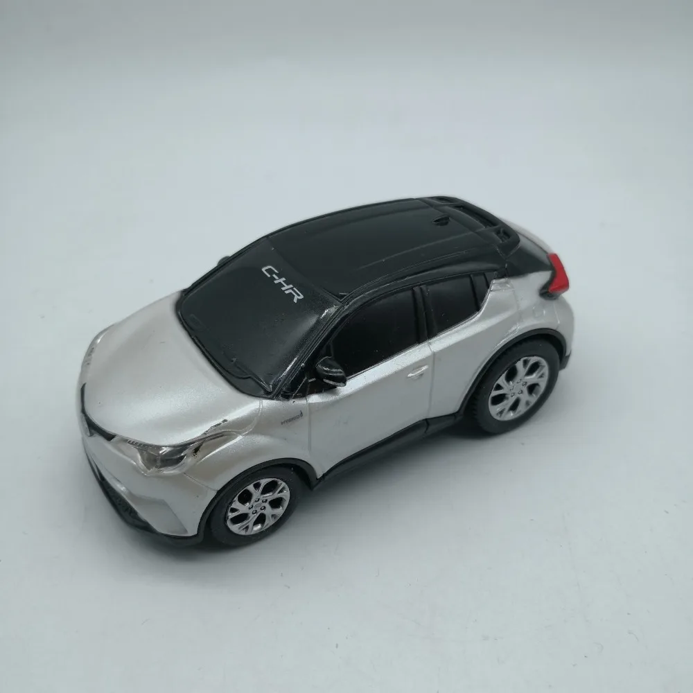 1:43 пластиковая игрушка для автомобиля Toyota C-HR 2017 SUV оттягивающаяся назад Модель