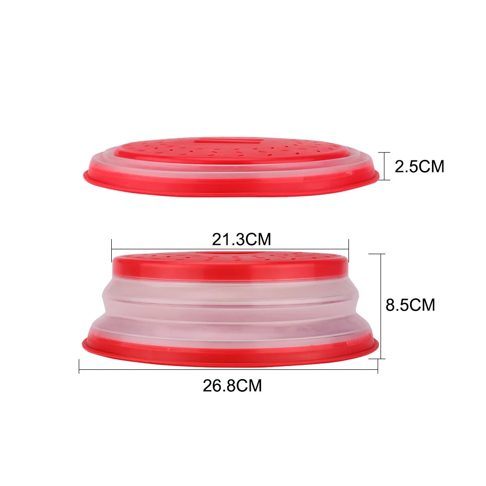 1 шт складной микроволновая печь крышка Пластик Кухня поставляет инструменты