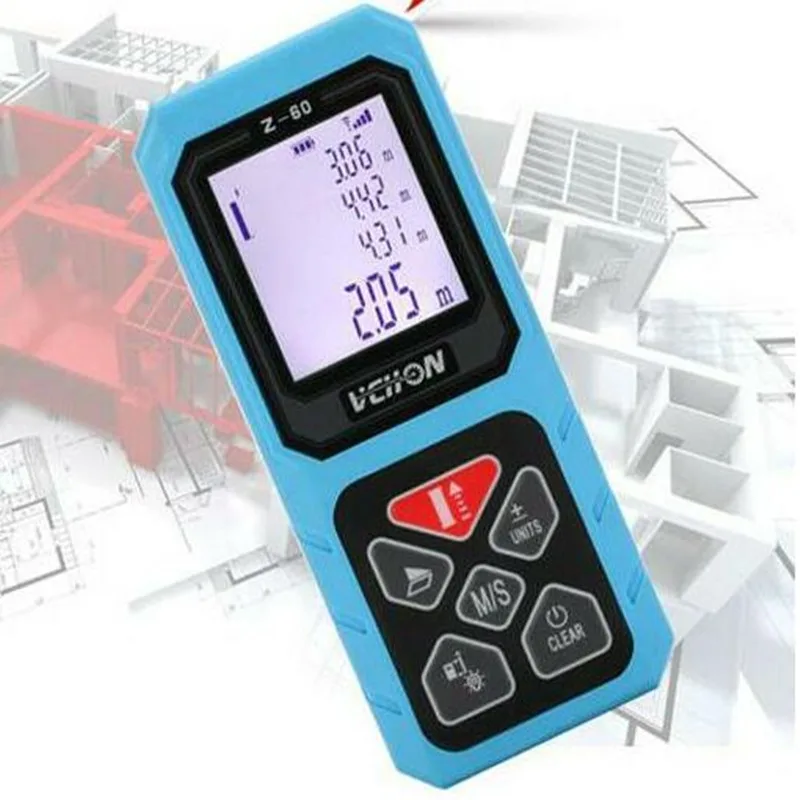 Vchon ручной лазерный дальномер Электронная Мини Клейкие ленты Diastimeter измерения |