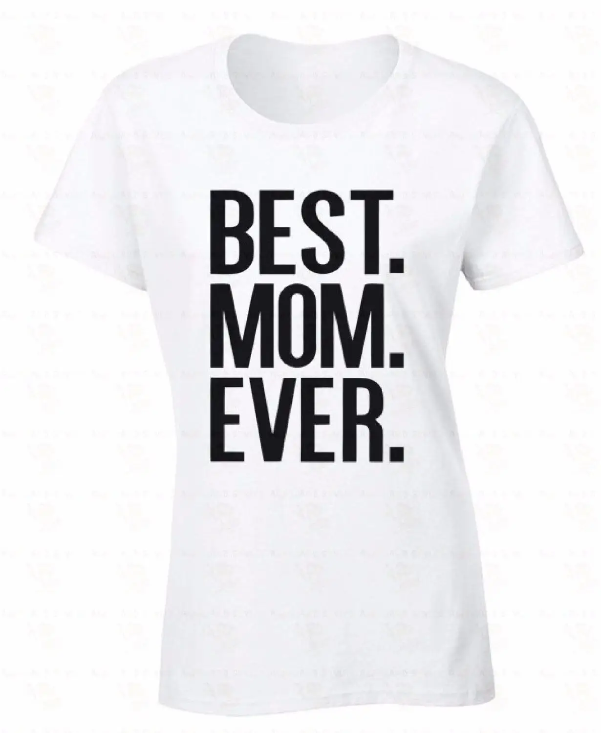 Творческий Печатный Футболка Шеи Экипажа С Коротким Рукавом Графический Лучший