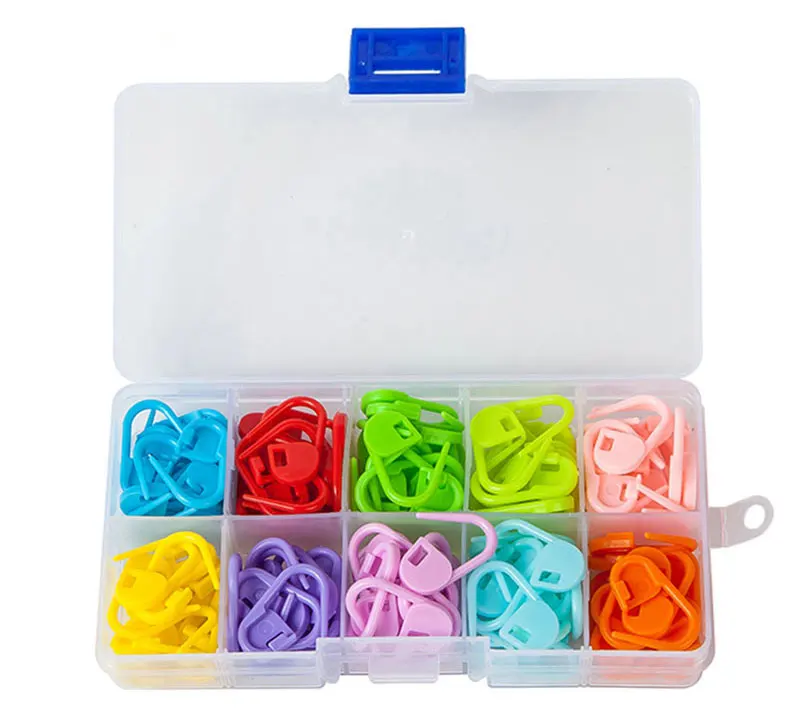 20-120 шт подставка для вязания иглы пластиковые стежки маркеры Игла DIY Искусство ремесло ЗАМОК СТЕЖКА рифленый держатель петли для шитья