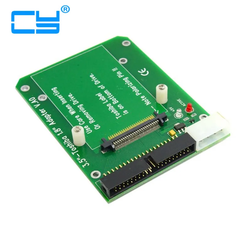 50-контактный 1 8 &quotMicro Drive to 3 5 40-контактный адаптер IDE для жесткого диска Toshiba |
