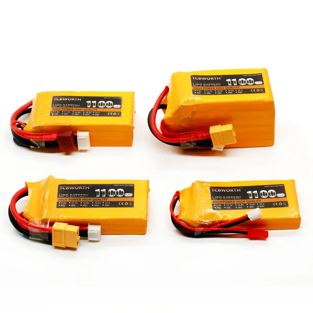 RC высокая скорость 6S LiPo батарея 22 2 V 1100mAh 40C-80C для вертолета самолета автомобиля