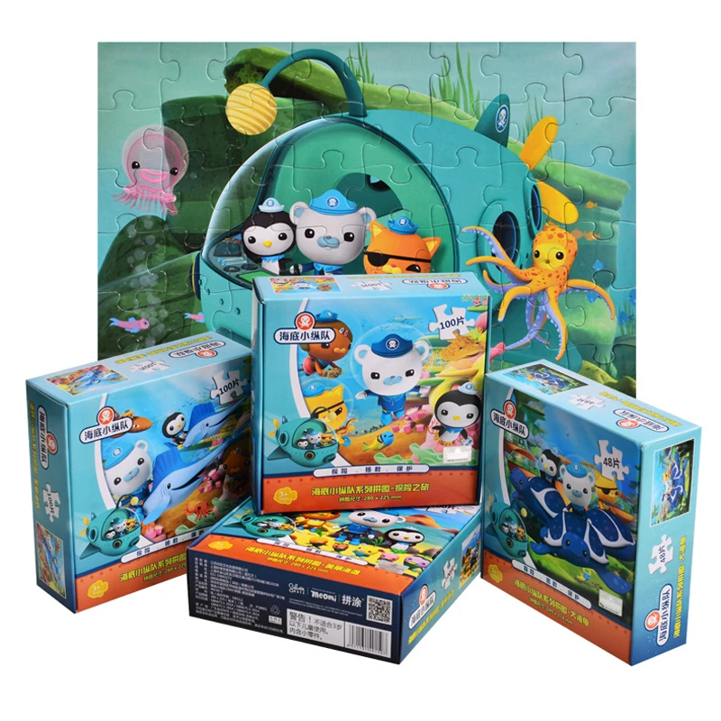 48/100 шт./набор, Октонавты, головоломка, игрушка для детей, раннее образование