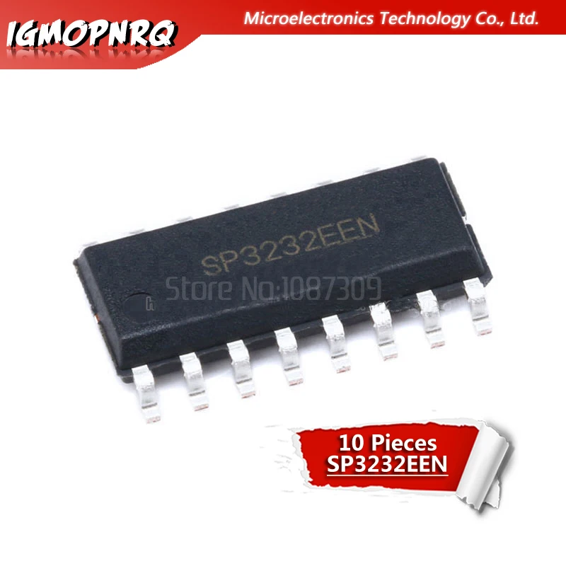 10 шт SP3232EEN SP3232 SOP 16 True + 3 0 V to 5 фототрансиверы|Интегральные схемы| |