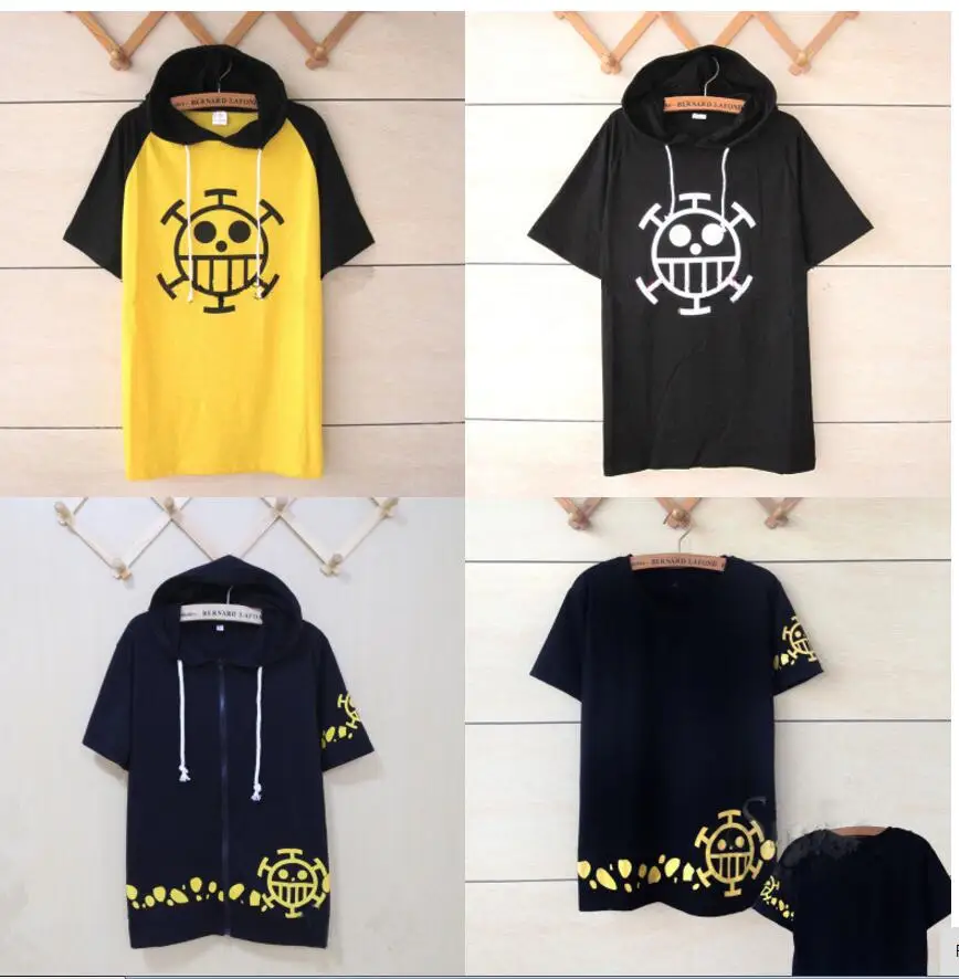 Футболка унисекс с коротким рукавом летняя|trafalgar law t shirt|t shirttee tee |