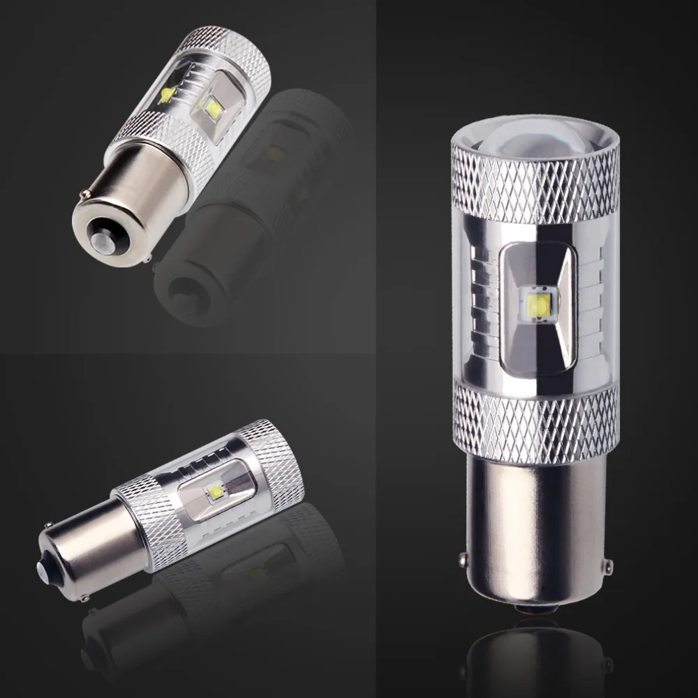 2 шт. 1156 BA15S P21W светодиодные лампы R5W 30 Вт 60 Вт 80 Вт резервный тормоз задний поворот сингальные огни DRL Автомобильные светодиодные лампы авто лампа 12 В 6000 К белый