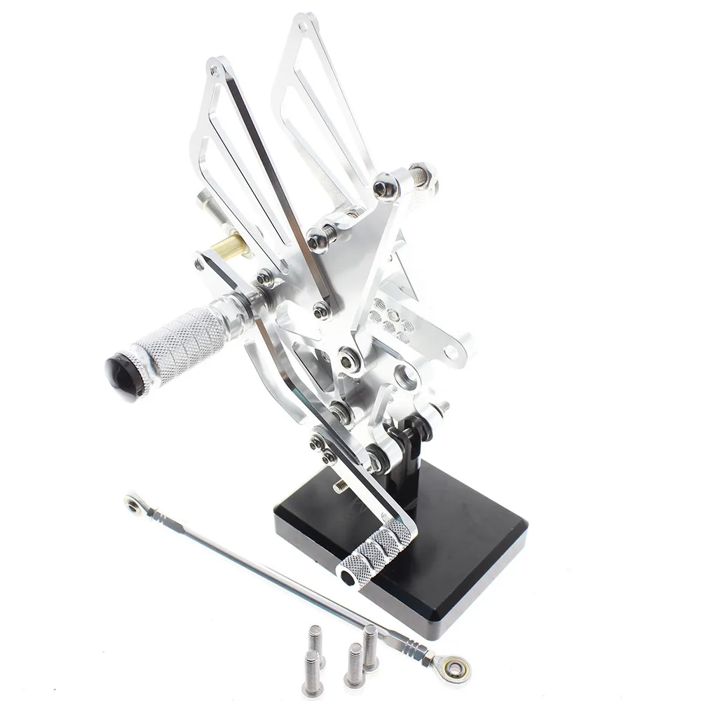 CNC регулируемые мотоциклетные подножки для ног, подножки для ног, педали Rearset, подножки для ног, задний Набор для TRIUMPH speed, тройной 509, 595, 955, 1050