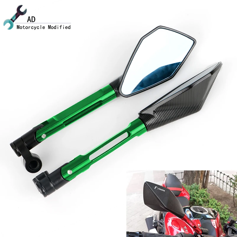 Зеркало заднего вида для мотоцикла Kawasaki Z900 Z800 Z750 Z1000 аксессуары Z250 Z250R Z300 ER 6N Versys