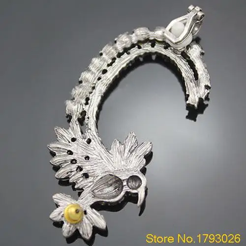 1 шт. женские разноцветные Серьги с кристаллами со льдом колибри Ethic | Украшения и