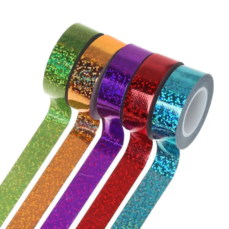 Украшение для художественной гимнастики голографическая Блестящая лента кольцо