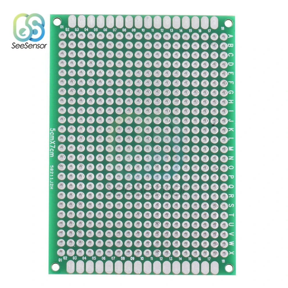 10 шт. 5X7 см двойная сторона Прототип Diy универсальная печатная схема pcb совет печатную плату Экспериментальная плата для разработок для Arduino