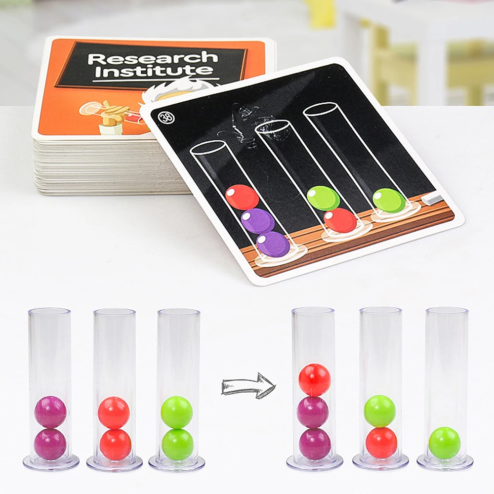 Учёные логическое мышление настольные игры 2-4 игроков семейная игра для детей с