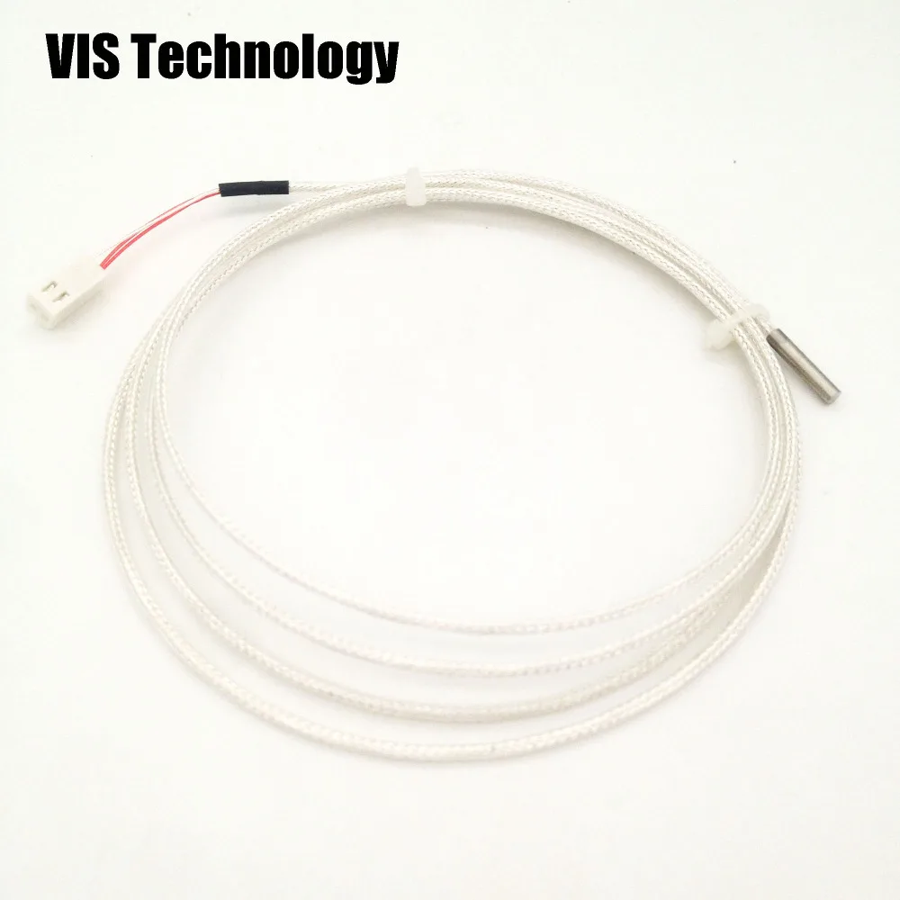 3D Ultimaker2 UM2 PT100 датчик термостойкости M3 * 15*1500 мм температуры Hotend 2 провода и 2510