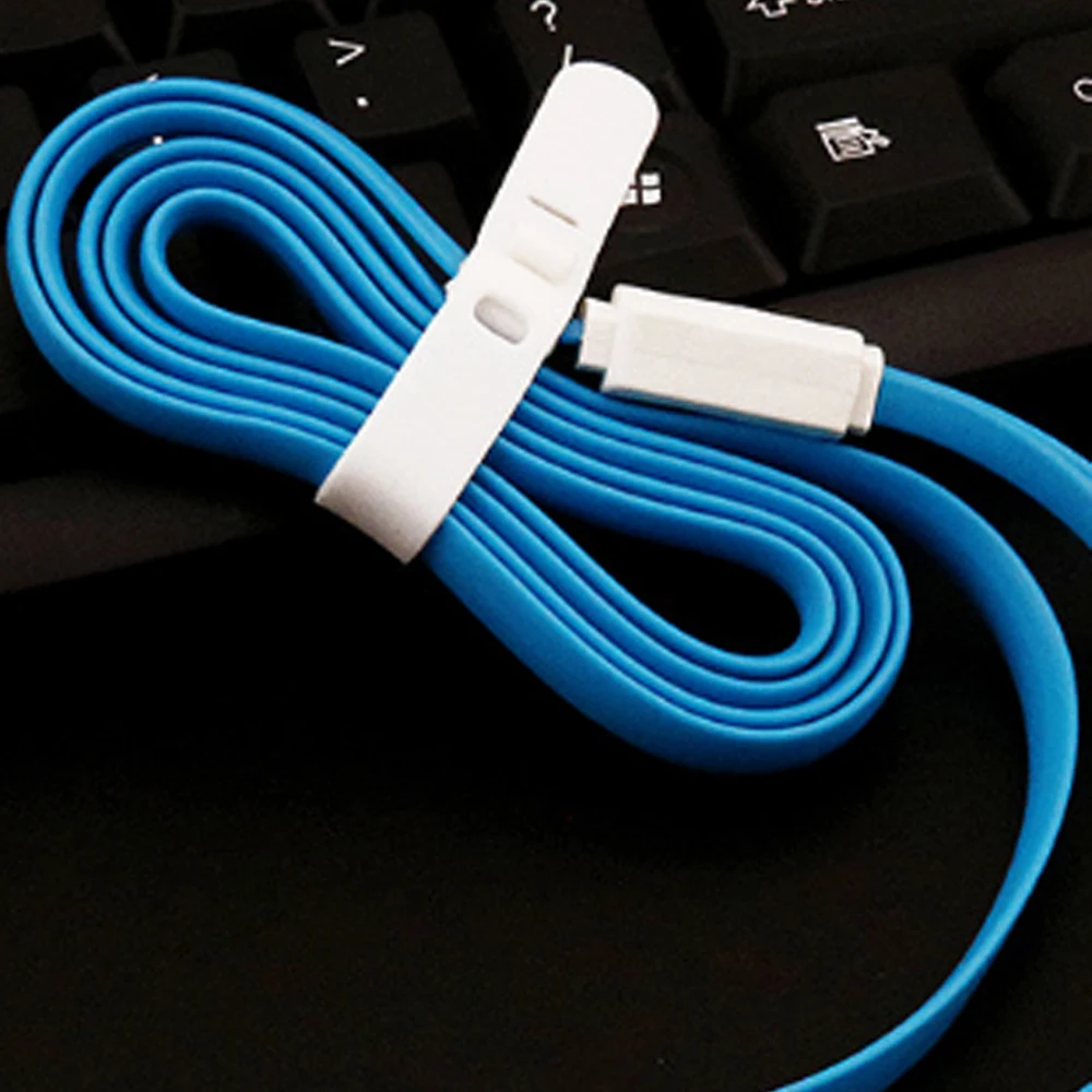 Плоский кабель 1 2 м 3 в Micro USB Type C 8-контактный зарядный для iPh шнур Кабели быстрой