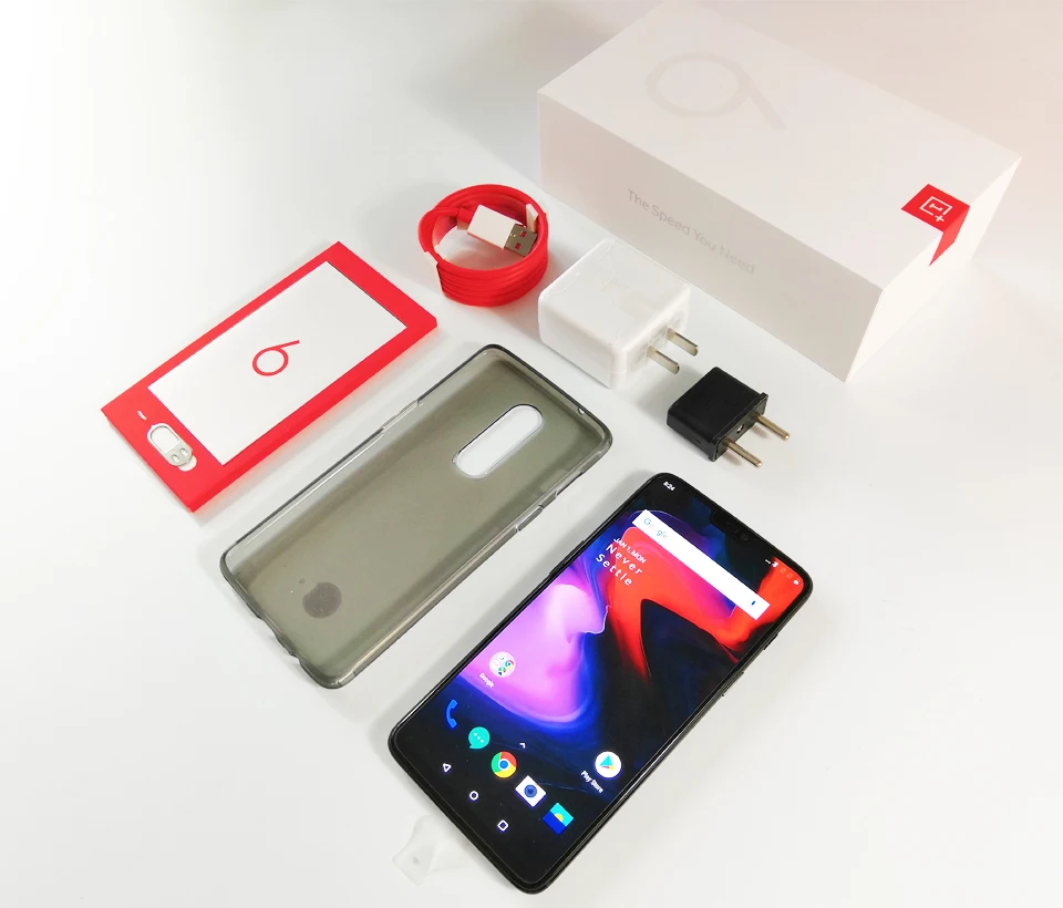 Оригинальный Новый OnePlus 6 8 Гб 128 Snapdragon 845 Octa Core 28 ''FHD 20MP + 16MP AI двойной Камера Face ID