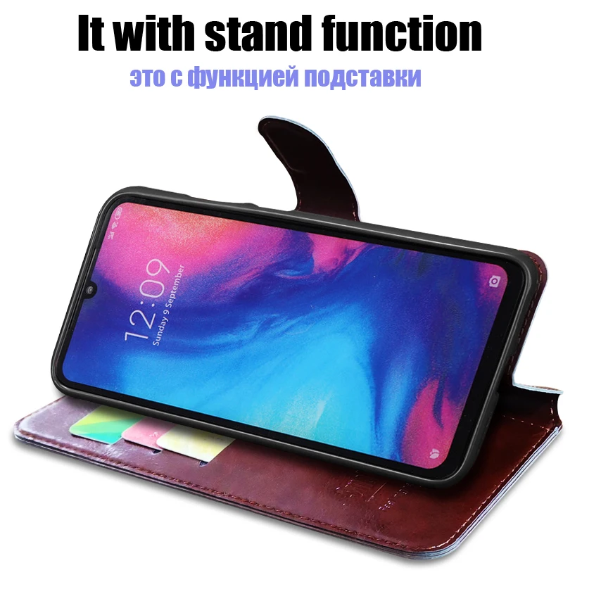 Чехол-книжка для Xiaomi Mi 9T Pro Redmi 7 Go 6 6A 5 Plus 5A 4 4A 4X 3S 7A K20 8 8A Note 7S 3 8T кожаный с магнитной