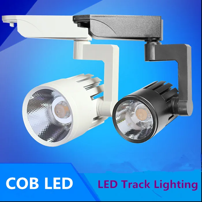 

2pcs 110 V 220 V LED spotlight rail track light lamp 30W COB LED track light