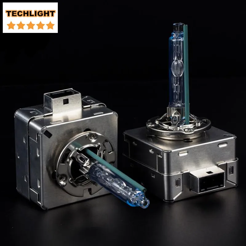 TECHLIGHT D1S D2S D3S D4S HID Bulbs xenon headlight bulb D1 D2 D3 D4 D1R D2R D3R D4R headlamp light 4300K 6000K 8000K | Автомобили и
