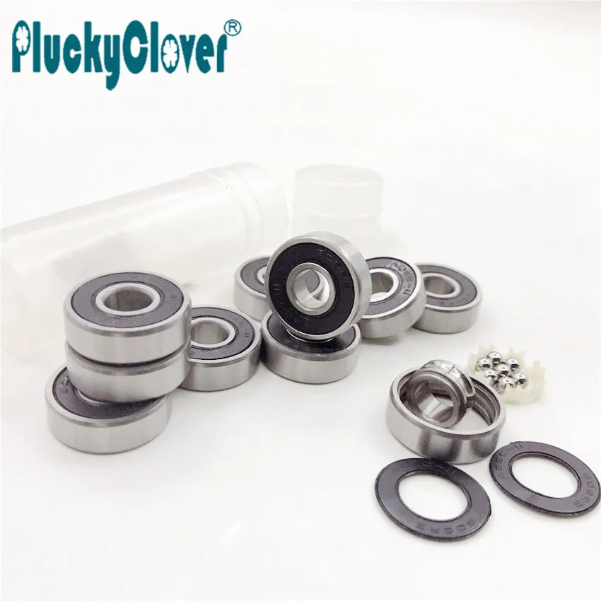 10 шт. Abec9 Abec11 608 2rs черные роликовые коньки подшипник синий скейтборд колеса ролик