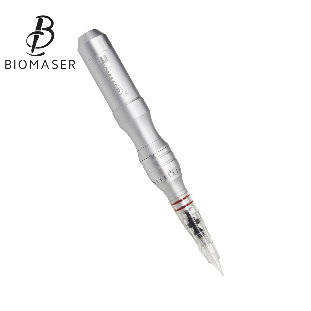 Biomaser, профессиональная Перманентная машинка для макияжа, ручка с картриджами, иглы для бровей, губ, тату-пистолет, Вращающаяся ручка, машина HP9871