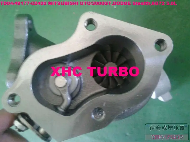 Новинка турбо TD04 49177 02400 MD168264 для MITSUBISHI GTO/3000GT Eclipse Galant DODGE Stealth 6G72 V6 3.0L|turbine model|turbine