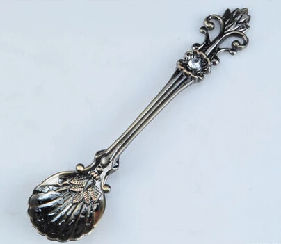 Набор кухонной посуды изысканная винтажная кофейная ложка роскошная модная