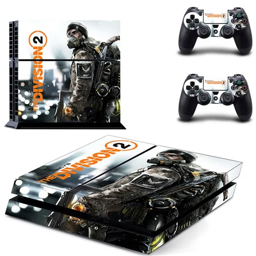 Игры подвеска Tom clancys Отдел 2 наклейка для PS4 виниловая наклейка, стикер для sony Playstation 4 консоль и контроллер наклейка для PS4 Стикеры - Цвет: GYTM2473