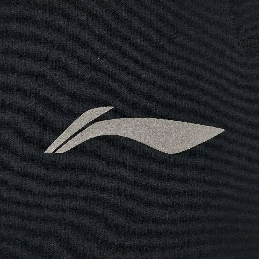 Li Ning мужские тренировочные брюки из теплого флиса с 3D облегающей подкладкой