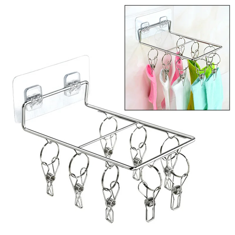Безпробиваемый настенный многоцелевой одежды Носки Нижнее белье сушилка для |