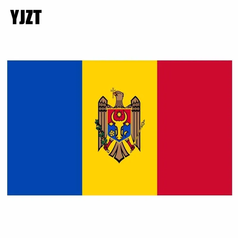 YJZT 12 8 см * 7 6 креативный флаг бриты забавная наклейка для автомобилей Шлем