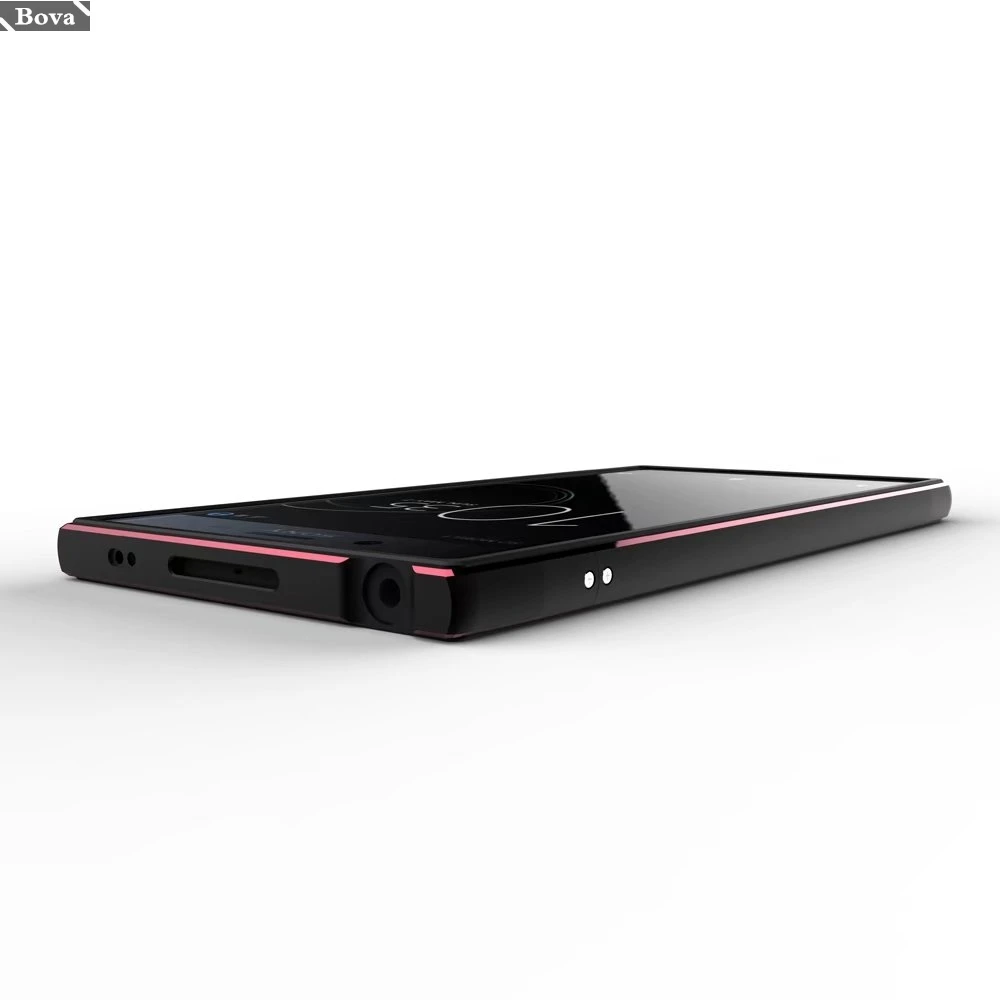Чехол для sony XZ1 роскошный Ультратонкий алюминиевый бампер для sony Xperia XZ1 G8341 G8342+ 2 пленки(1 передняя+ 1 задняя