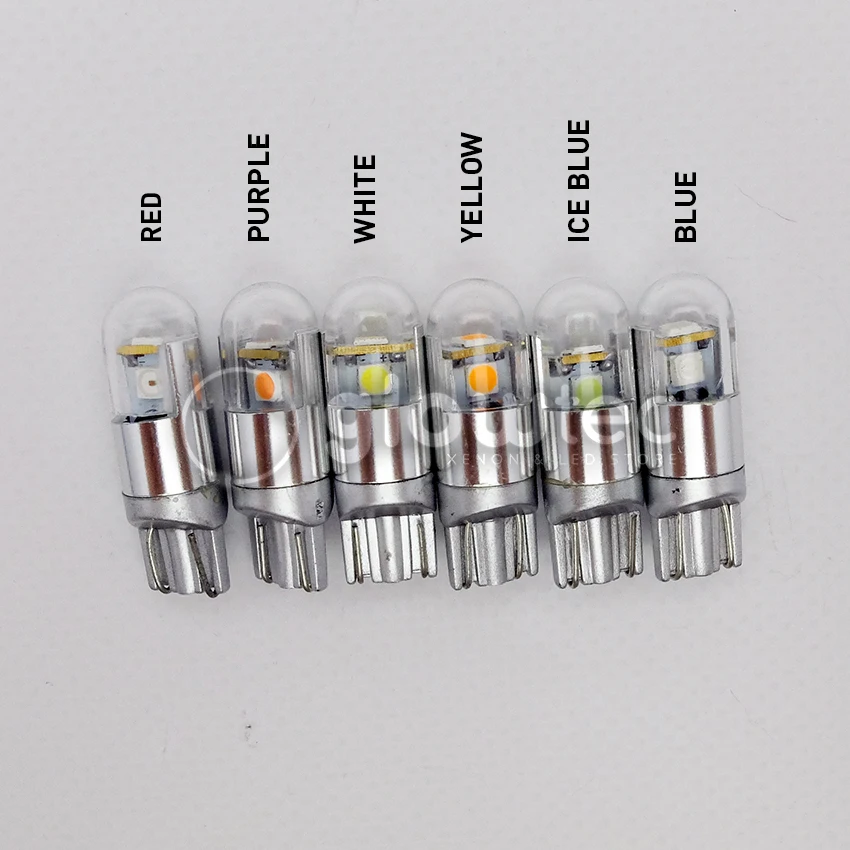 Акция 2 шт. T10 3SMD 3030 3 Вт указатель поворота лампа для багажника чтения 12 В белый