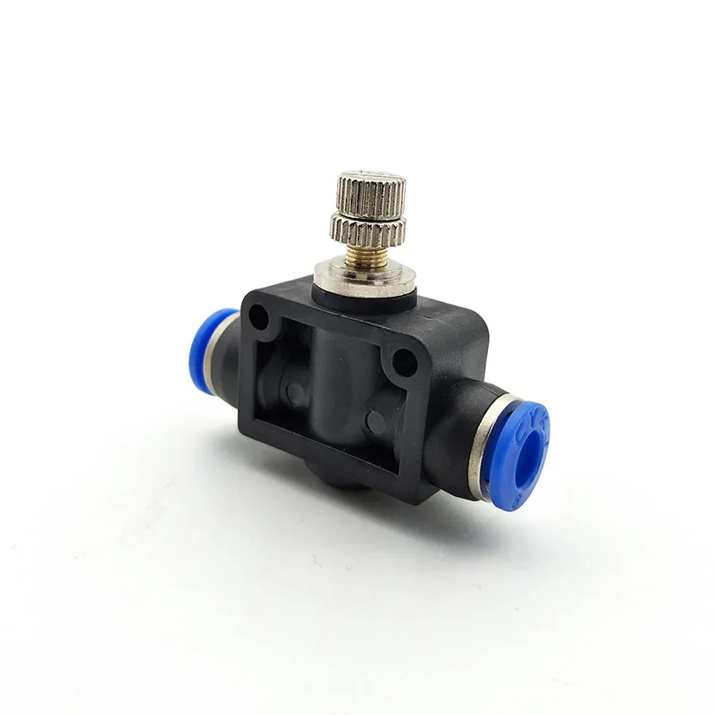 Industry Pneumatic 6mm to Joiner Air Flow Speed Controller LSA-6 Throttle Valve Quick Fitting | Обустройство дома