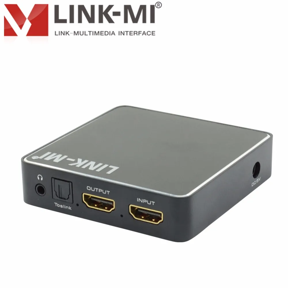 LINK MI HH02 Audio HDMI к декодер аудио экстрактор преобразования SPDIF + 3 5 мм ARC 3D видео 4K2K