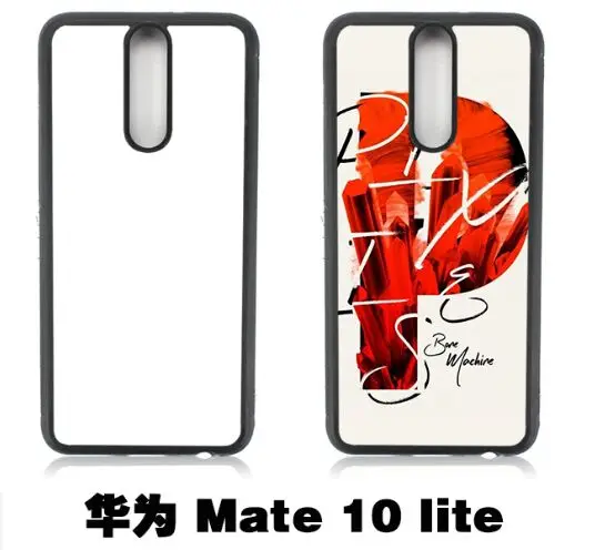 Пустой 2D сублимационный ТПУ + ПК резиновый чехол для huawei Mate 9 10 lite с алюминиевыми