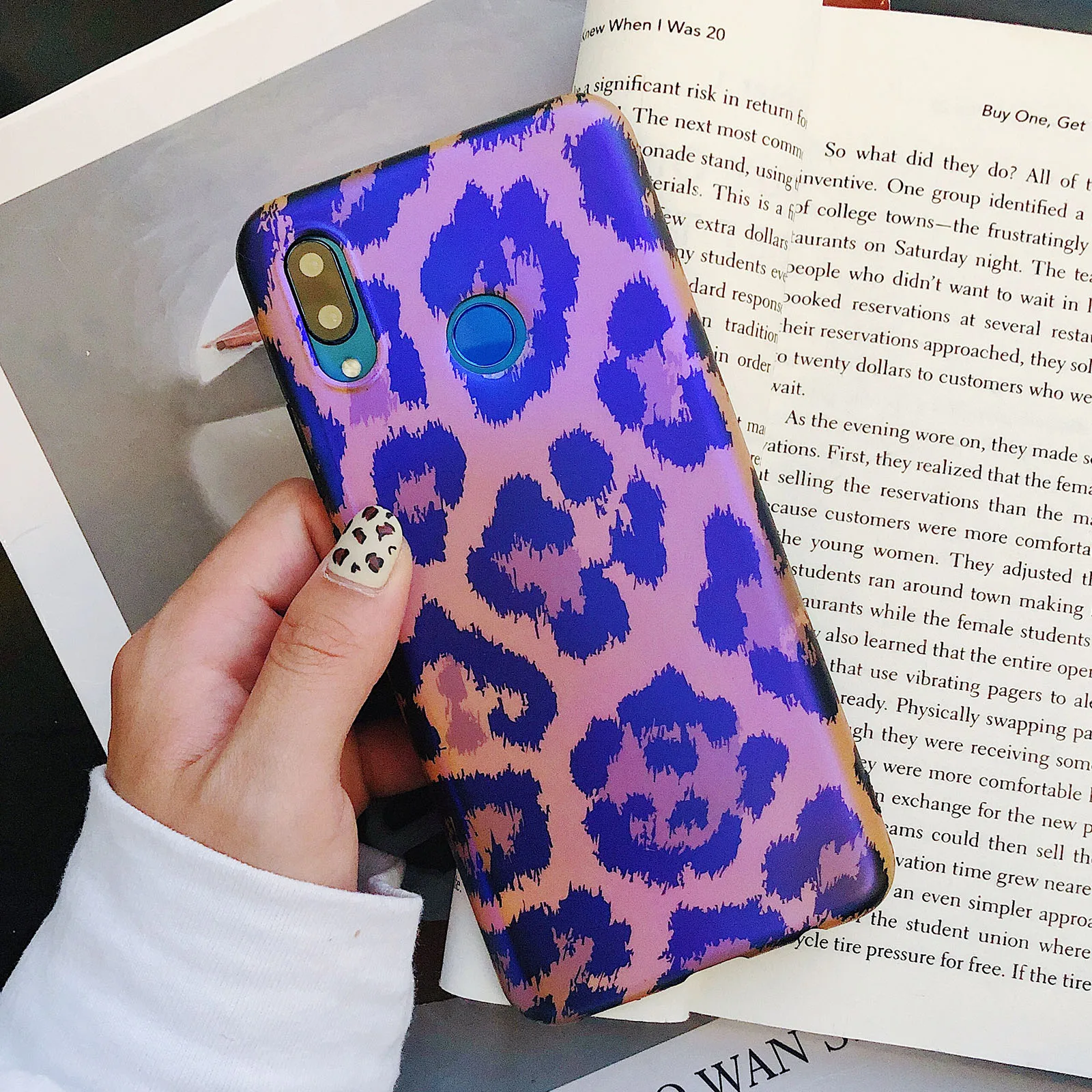 Для huawei P30 Pro P20 Lite Mate20 антидетонационных ретро матовый Blu-Ray окрашенные Leopard Мягкая