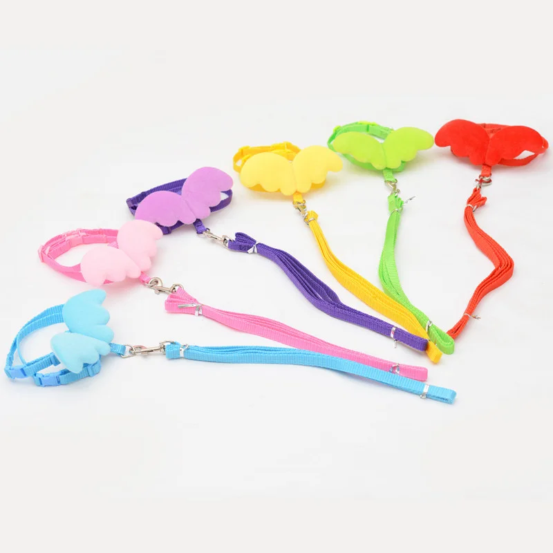 Милый набор воротников поводки для маленьких собак кошек щенков Крылья Ангела