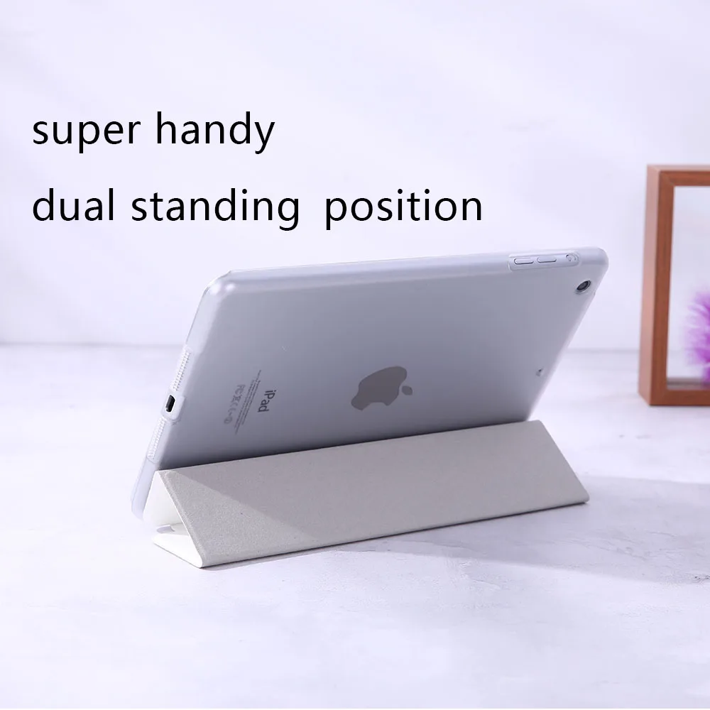 Cartoon Cute Unicorn Magnet Flip Cover For Apple iPad 9.7" Case For iPad Air 2 Mini2 PU Leather Tablet Folding Folio Case
