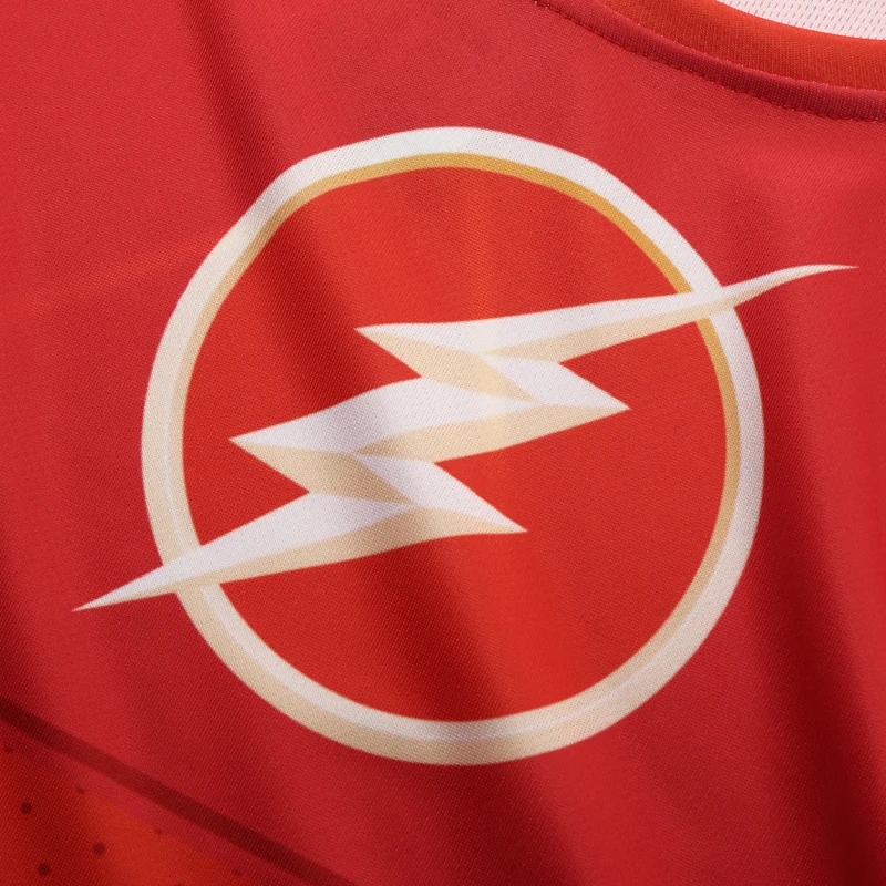Бренд tunsechy Red flash captain America детская футболка для мальчиков отдыха и здоровья с