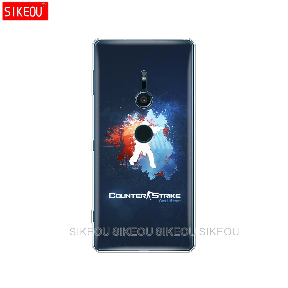 Силиконовый чехол для телефона sony xperia XA1 XA2 ULTRA PLUS L1 L2 XZ1 XZ2 compact XZ PREMIUM Counter Strike CS GO PUBG |